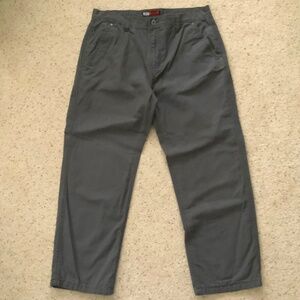 32 Degrees Flannel-lined Jeans, 38Wx32L, Grey